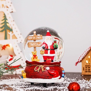 Noël père noël avec cadeaux et enseigne verre eau neige globes décoration de la maison Offre Spéciale table - Product Image 4