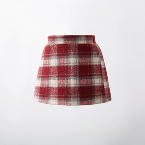 <span class=keywords><strong>Gonna</strong></span> a trapezio in lana a quadri rossi per bambine, Collezione Autunno/Inverno 2026 - Nuovo Anno - Product Image 4