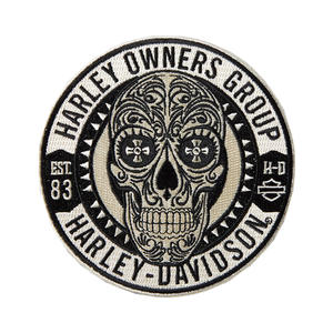 빈티지 인도 오토바이 헤드 패치 수 놓은 패치 큰 최고 자수 패치 - Product Image 5