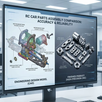 Échantillons de marquage personnalisé disponibles pour outils RC, pièces métalliques RC, pièces de voitures RC, pièces de camions RC, pièces de fabrication CNC OEM personnalisées