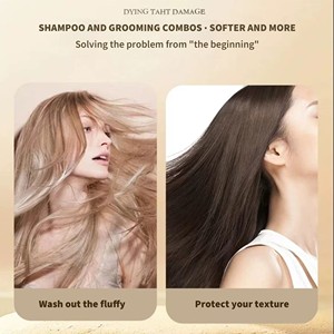 Shampooing et après-<span class=keywords><strong>shampoing</strong></span> à l'huile d'argan bio vegan MaxCare OEM ODM 800 ml sans sulfate pour les soins des cheveux secs et abîmés - Product Image 5