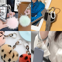 Anneau de clé rond en forme de cœur imperméable de haute qualité, en acier inoxydable, avec fermoirs à ressort pour accessoires de porte-clés