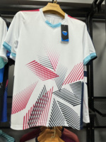 Camiseta Deportiva Marathon con Estampado Completo, Corte Holgado, Unisex, Cuello Redondo, Jersey de Poliéster Transpirable, Ecológico, Anti-Pilling, Ligero y de Secado Rápido