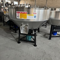Mélangeur vertical en acier inoxydable pour ferme avicole, machine à ensacher les semences, mélangeur de concentrés pour animaux et volailles