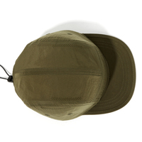 Gorra de Béisbol de 5 Paneles con Visera Plana, Impermeable y de Secado Rápido - Gorra para Senderismo, Correr, Golf, Pesca y Campamento al Aire Libre