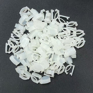 Clips de chaussure boucle inférieure en plastique pour lacet décoration boucle chaussure dentelle accessoire boucle Base