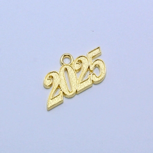 Dijes Personalizados SSeesy para el Año Nuevo 2026, Bonitos Dijes de Borla con Forma de Birrete de Graduación, Dije de Letra de Aleación para Hacer Joyas, Collar, Regalo - Product Image 5