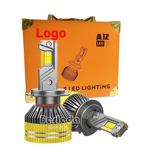OEM logo Tres Tubo de Cobre Led Faros H7 H11 Bombilla de Coche Bombillos 9005 9006 H1 Canbus Luces H4 Faros Led - Product Image 1