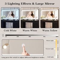 Coiffeuse avec miroir LED, station de charge, 7 tiroirs et tabouret pour chambre, hôtel, studio, dressing, bureau à domicile