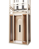 Ascenseur hydraulique de type villa pour grenier, ascenseur panoramique intérieur pour petits espaces domestiques
