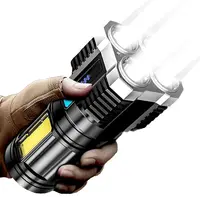 Rechargeable LED Flashlight with CB Light