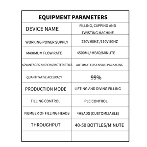 4 đầu làm đầy vít cap dây chuyền sản xuất xà phòng lỏng chai nước hoa nước hoa dexun tự động điền máy dây chuyền sản xuất - Product Image 2