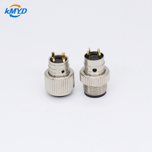 KMYD M12 A-Code 2-17-pins afgeschermde gegoten IP67 waterdichte mannelijke vrouwelijke adapter - Product Image 2