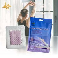 Patchs de massage des points d'acupuncture extra-forts chinois à base d'extraits végétaux naturels pour le soin des pieds fatigués la nuit