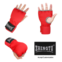 Bandages de boxe en gros OEM, bandages rapides de Muay Thai, logo personnalisé, bandages de boxe en gel MMA