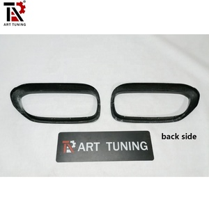 Pour BMW F90 M5 remplacement de pare-chocs avant nouveau couvercle de <span class=keywords><strong>rein</strong></span> en Fiber de carbone sec et cadre de calandre processus de haute pression - Product Image 3