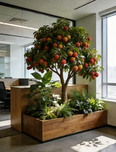 <span class=keywords><strong>Arbre</strong></span> de <span class=keywords><strong>Litchi</strong></span> Artificiel en Pot, Plante Fruitière, Décoration de Restaurant, Faux <span class=keywords><strong>Arbre</strong></span> de <span class=keywords><strong>Litchi</strong></span> d'Intérieur pour la Maison, Hôtel, Ornement d'Angle - Product Image 6