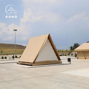 Carpa de Camping Trigonal Stars Tent para 2-3 Personas, Doble Capa, Lona Impermeable, Refugio para Glamping al Aire Libre - Product Image 2