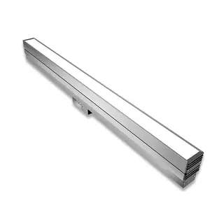 Aluminum Profile 40W 4FT Linkable Led Linear Trunking Light With Installation Kits