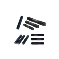Prix de gros, taille standard, boulons en acier au carbone de haute qualité 8.8, oxyde noir, entièrement filetés, boulons à tête cylindrique de longueur égale