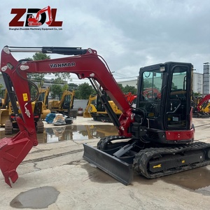 Mini-excavatrice hydraulique sur chenilles d'occasion Yanmar Vio55, 5,5 tonnes, pour usage agricole (Yanmar 55, 60, 80) - Product Image 4