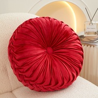 Offre Spéciale pas cher décoratif rond jeter oreiller mignon citrouille siège coussin de sol pour la maison canapé canapé chambre
