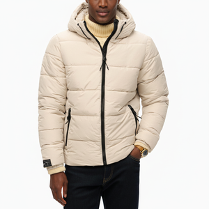 แจ็กเก็ตตัวปักเป้าแบบมีซิปมีฮู้ดสำหรับผู้ชายและผู้หญิงสำหรับฤดูหนาว - Product Image 1