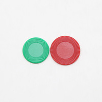 Vente en gros de jetons de poker en plastique 22mm 25mm 38mm pour jeu de Mahjong Logo personnalisé Jetons de roulette de casino