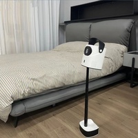 Projecteur LCD PTZ à support caché, modèle tendance transfrontalier 2024, 1080P, 1500 lumens, WIFI intelligent, portable, domestique