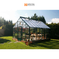Serre en verre et aluminium WANJIA, service d'échantillons, serre quatre saisons, véranda en verre, véranda en aluminium