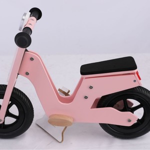 Vélo d'équilibre <span class=keywords><strong>en</strong></span> <span class=keywords><strong>bois</strong></span> à deux roues pour enfants INS, sans pédales, trotteur pour tout-petits, jouet éducatif - Product Image 4