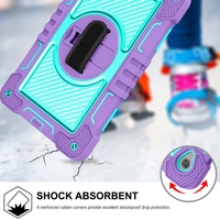360 Rotation dragonne antichoc étui pour tablette couverture hybride armure Silicone béquille étui pour lenovo Tab M10
