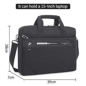 Maletín grande para hombre, fundas para ordenador portátil de 15,6 pulgadas, bolso de trabajo de oficina de negocios, bolso de mensajero, bolsos de hombro, bolsos de lona impermeables - Product Image 2