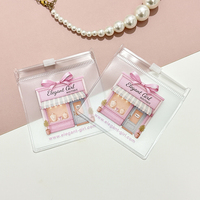 Sacs cadeaux en PVC à paillettes pour bijoux personnalisés, livraison de bijoux, impression, pour petites entreprises, bracelets de luxe, voyage