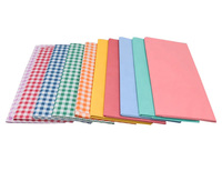 Nappe en papier étanche Rectangle noir pour les fêtes de pique-nique de mariage de bureau à domicile pour les repas et l'extérieur