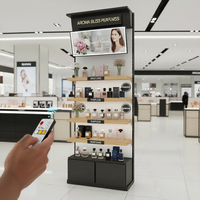 Étagère murale de décoration de magasin en métal personnalisée, vitrine de salon de beauté, présentoir de cosmétiques pour boutique