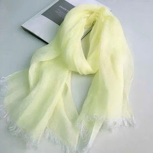 Écharpe 100% soie de mûrier 70x180cm Tissage jacquard Impression à l'écran Luxe Hiver Chaud Pour femmes 220 grammes Emballage d'exportation - Product Image 5