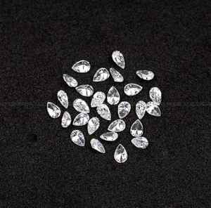 Anillo, Pendientes y Colgante de Diamante Cultivado en Laboratorio con Corte Pera de 6.0x4.0mm, Certificado IGI, Corte Único Antiguo - Product Image 3