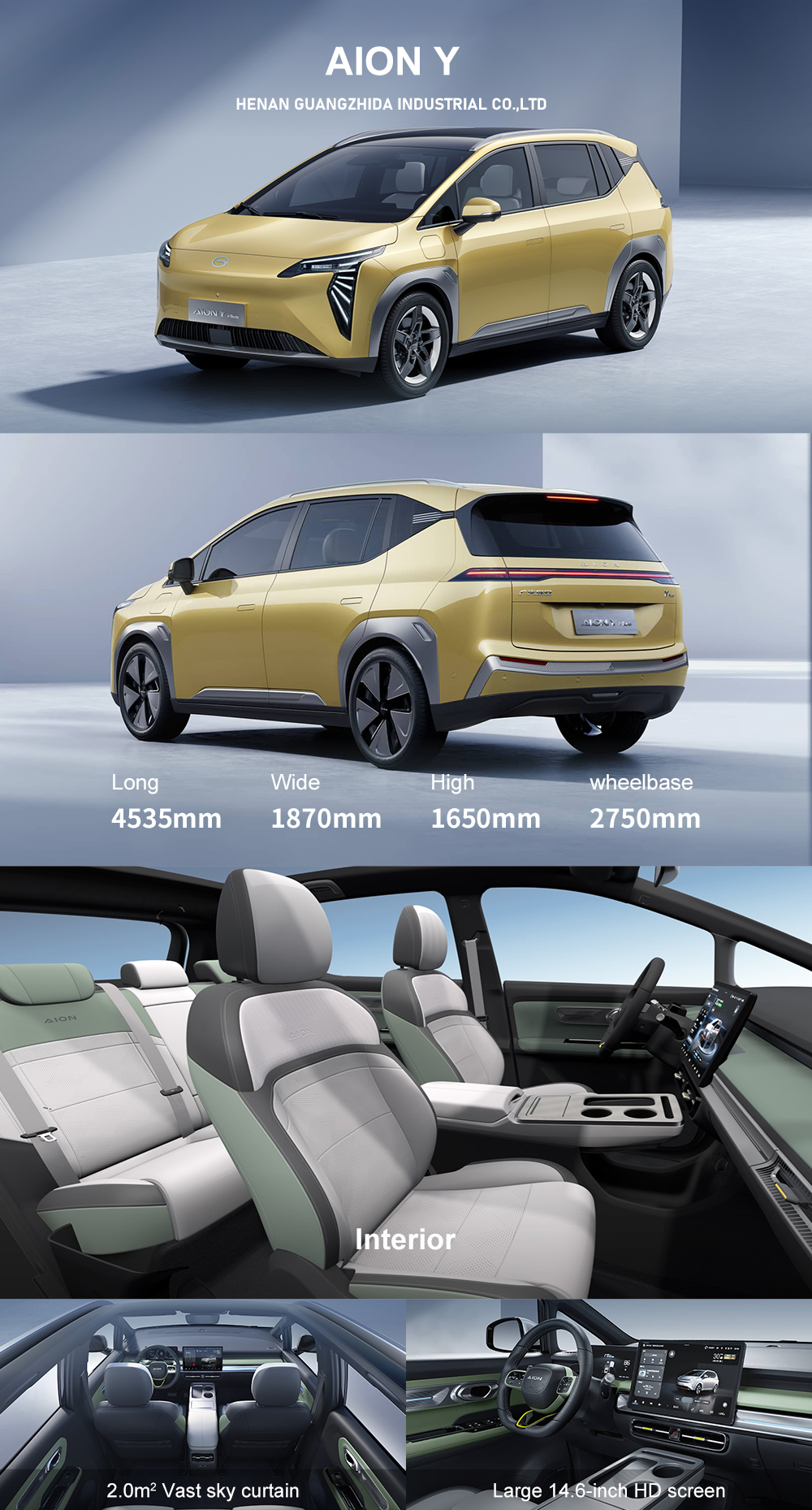GAC AION V AION Y S LX PLUS MAX 2023 5 Seat Suv Electric Car Adult