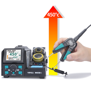 Estación de Soldadura de Calentamiento Rápido YIHUA 982D-I, Pinzas Calientes C120, Mango de <span class=keywords><strong>Hierro</strong></span>, Estación de Soldadura de Precisión Electrónica para Reparación - Product Image 5