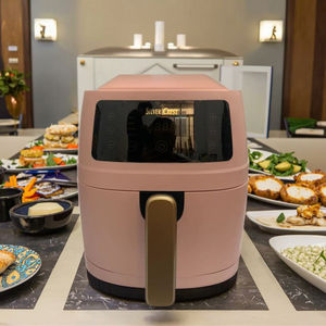 Friteuse à air intelligente à écran tactile 8L, grande capacité, <span class=keywords><strong>cuisson</strong></span> <span class=keywords><strong>sans</strong></span> <span class=keywords><strong>huile</strong></span>, <span class=keywords><strong>appareil</strong></span> de friture électrique multifonctionnel moderne - Product Image 5