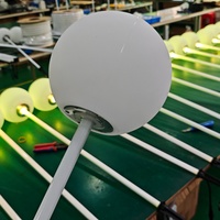 Boule LED RGB sur pied, sphère disco pour l'extérieur, éclairage décoratif pour piscine, fêtes d'Halloween, contrôlée par bouton/télécommande/application
