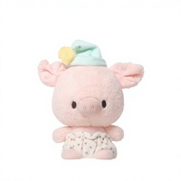Jouet en peluche pyjama cochon amusant, rembourrage en coton PP polyester, 31-50 cm, poupée compagnon à câliner, cadeau d'anniversaire unisexe