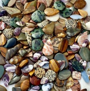 Piedra mixta Piedra preciosa Pulido a mano Piedra preciosa suelta Cabujón Fabricación Joyería Colgante Precio al por mayor por kilogramo Calidad natural - Product Image 1