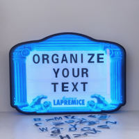 Présentoir VIP lumineux LED étanche en acrylique pour service de bouteilles, personnalisable avec logo couleur, pour Thanksgiving et boîtes de nuit
