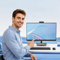 Harga Pabrik Komputer Gaming AIO 24 Inch Core i5 10400 8GB 256GB SSD All in One PC Monoblock Desktop
