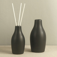 Diffuseur d'arômes en céramique écologique sans fumée de haute qualité, style européen simple, design de petit vase à fleurs pour la décoration de la maison