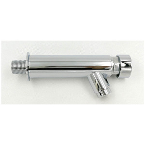 Grifo de pared de latón cromado de alta calidad, grifo de cierre automático con retardo de tiempo para baño público, venta al por mayor - Product Image 2