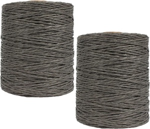 Nhà Máy Giá Đầy Màu Sắc Raffia Sợi 200G Dòng Giấy <span class=keywords><strong>Rayon</strong></span> Raffia Sợi Dây Thừng Cho Mùa Hè Mặt Trời Mũ Rơm Bãi Biển Túi Tự Làm Tay Đan Túi - Product Image 2