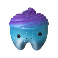 Offre Spéciale – Pendentif Squishy en PU à Rebond Lent, Motif Ciel Étoilé, Jouet Anti-Stress Doux à Presser, Ornement de Téléphone Dessin Animé, Cadeau Anti-Stress